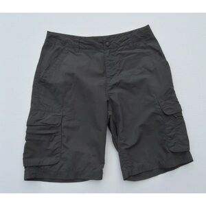 REI Women's Sz 4 Grey Cargo Hiking Shorts
